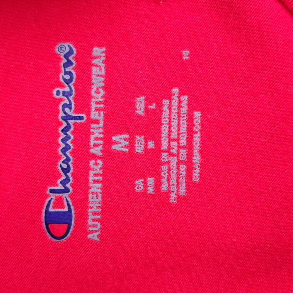 Champion Athletics Red T-shirt NWOT M Men Women Teen Unisex - Picture 8 of 9